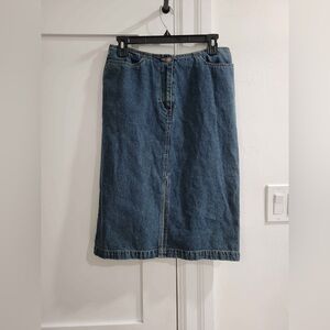 ⭐️QPD Y2K blue denim maxi skirt (size 9, check measurements)